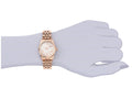 Michael Kors Lexington Quartz White Dial Rose Gold Steel Strap Watch For Women - MK3230