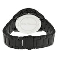 Michael Kors Wren Chronograph Gold Diamonds Dial Black Steel Strap Watch for Women - MK5879