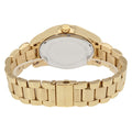 Michael Kors Layton Pave Blue Dial Gold Steel Strap Watch for Women - MK6243
