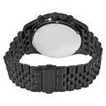 Michael Kors Lexington Chronograph Black Dial Black Steel Strap Watch for Men - MK8603