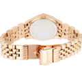 Michael Kors Lexington Quartz White Dial Rose Gold Steel Strap Watch For Women - MK3230