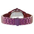 Michael Kors Lauryn Black Dial Purple Steel Strap Watch for Women - MK3724