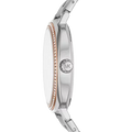 Michael Kors Nia Quartz Silver Dial Silver Steel Strap Watch For Women - MK3988