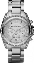 Michael Kors Blair Silver Dial Silver Steel Strap Watch for Women - MK5165