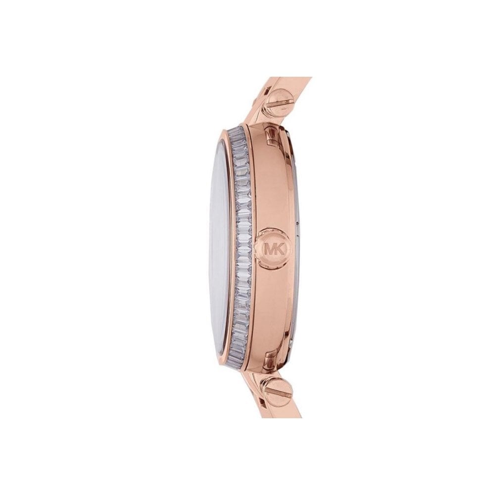 Michael Kors Skylar Rose Gold Dial Rose Gold Steel Strap Watch for Women - MK5868