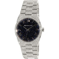 Michael Kors Channing Diamonds Black Dial Silver Steel Strap Watch for Women - MK6089