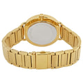 Michael Kors Portia Black Dial Gold Steel Strap Watch for Women - MK3788