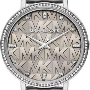 Michael Kors Pyper Analog Gray Dial Silver Steel Strap Watch For Women -  MK4672
