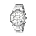 Michael Kors Ritz Silver Dial Silver Steel Strap Watch for Women - MK6428