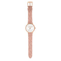 Michael Kors Pyper Quartz White Dial Pink Leather Strap Watch For Women - MK2859