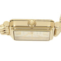 Marc Jacobs Vic Silver Dial Gold Steel Strap Watch for Women - MJ3462