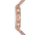 Michael Kors Tibby Multifunction Rose Gold Dial Pink Leather Strap Watch For Women - MK2955