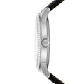 Michael Kors Tibby Chronograph Black Dial Black Leather Strap Watch For Women - MK2976