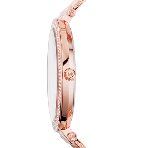 Michael Kors Darci Rose Gold Dial Rose Gold Steel Strap Watch for Women - MK3439