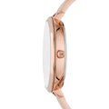 Michael Kors Charley Quartz Crystals Rose Gold Dial Rose Gold Steel Strap Watch For Women - MK4433