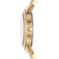 Michael Kors Tibby Three-Hand Glitz Gold Dial Gold Steel Strap Watch for Women - MK4575