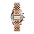 Michael Kors Lexington Rose Gold Dial Rose Gold Steel Strap Watch for Women - MK5569