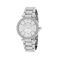Michael Kors Parker Silver Dial Silver Steel Strap Watch for Women - MK5615