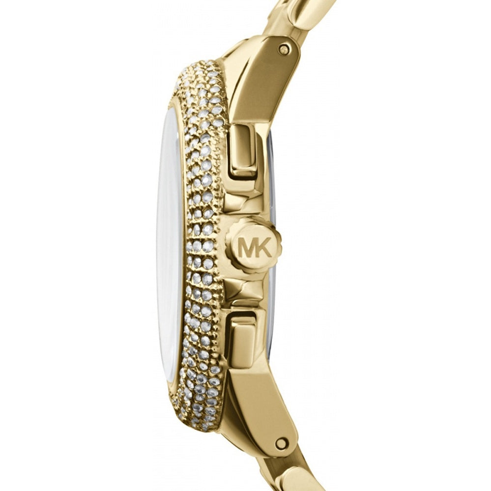 Michael Kors Camille Gold Dial Gold Steel Strap Watch for Women - MK5902