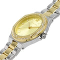 Michael Kors Lennox Three-Hand Gold Dial Two Tone Steel Strap Watch For Women  - MK6988