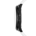 Michael Kors Janelle Three Hand Black Dial White Rubber Strap Watch For Women - MK7137