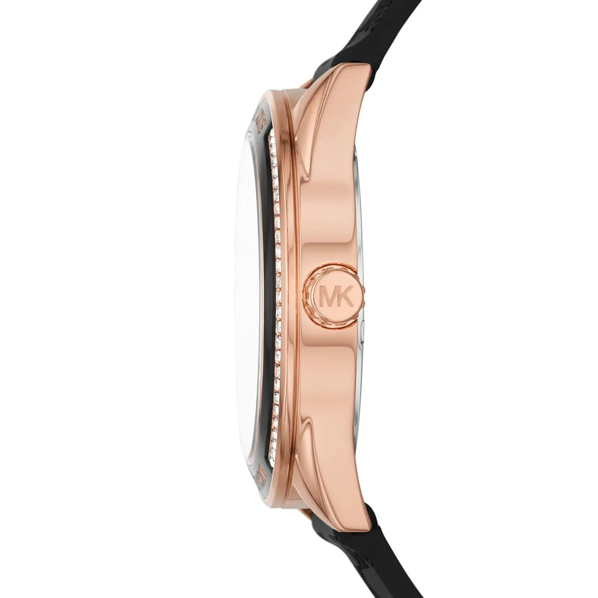 Michael Kors Jessa Quartz Black Dial Black Silicone Strap Watch For Women - MK7266