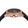 Michael Kors Mini Pilot Black Dial Black Silicone Strap Watch For Women - MK7373