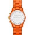 Michael Kors Runway Chronograph Limited Edition Orange Dial Orange Steel Strap Watch for - MK7477LE