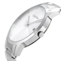 Calvin Klein City Chronograph Silver Dial Silver Steel Strap Watch for Men - K2G2G14X