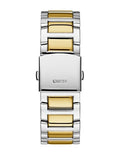 Guess Frontier Chronograph Crystals Silver Dial Two Tone Steel Strap Watch for Men - W0799G4
