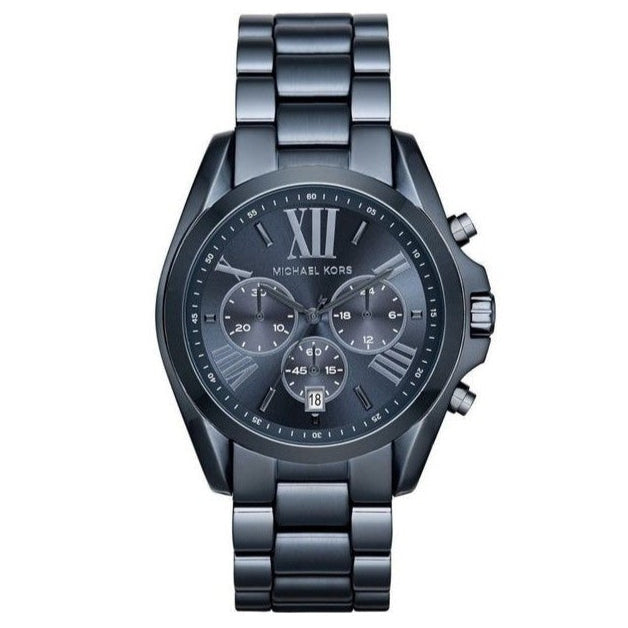 Michael Kors Bradshaw Blue Dial Blue Steel Strap Watch for Men - MK6248