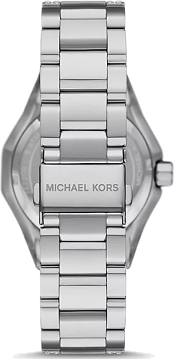 Michael Kors Raquel Three-Hand Crystals Silver Dial Silver Steel Strap Watch For Women - MK7365LE