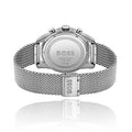 Hugo Boss Skymaster Green Dial Silver Mesh Bracelet Watch for Men - 1513938