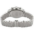 Movado Heritage Calendoplan Chronograph Black Dial Silver Steel Strap Watch for Men - 3650014