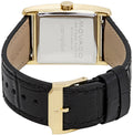Movado Heritage Mother of Pearl White Dial Black Leather Strap Watch For Women - 3650050