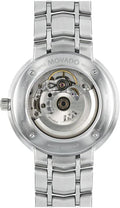Movado 1881 Automatic Black Dial Silver Steel Strap Watch for Men - 606914