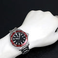 Tag Heuer Aquaracer Black Dial Silver Steel Strap Watch for Men - WAY101B.BA0746