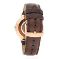 Daniel Wellington Bristol Black Dial Brown Leather Strap Watch For Men - DW00100125