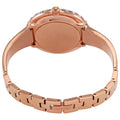 Swarovski Crystal Rose Black Dial Rose Gold Steel Strap Watch for Women - 5484050