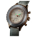 Swarovski Octea Chrono Crystals White Dial White Leather Strap Watch for Women - 5671150