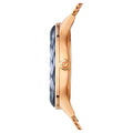 Swarovski Octea Nova Black Dial Rose Gold Mesh Bracelet Watch for Women - 5430424