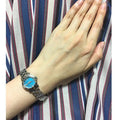 Marc Jacobs Amy Blue Dial Silver Steel Strap Watch for Women - MBM3274