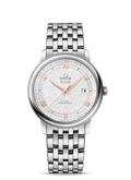 Omega De Ville Prestige Co Axial Silver Dial Silver Steel Strap Watch for Men - 424.10.40.20.02.004