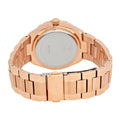Guess Viva Diamonds White Dial Rose Gold Steel Strap Watch for Women - W0111L3