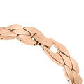 Calvin Klein Snake Silver Dial Rose Gold Steel Strap Watch For Women - K6E23646