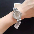 Michael Kors Darci Silver Dial Silver Steel Strap Watch for Women - MK3476