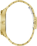 Guess Scope Gold Dial Gold Steel Strap Watch for Men - GW0454G2