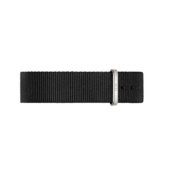 Daniel Wellington Classic Cornwall Black Dial Black Nylon Strap Watch For Women - DW00100149