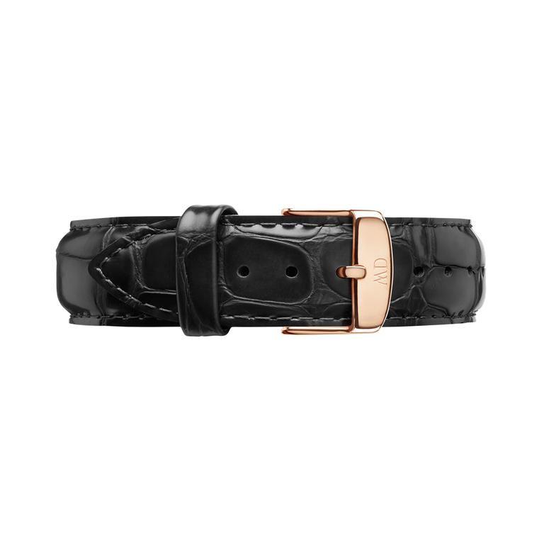Daniel Wellington Classic Reading Black Dial Black Leather Strap Watch For Men - DW00100129