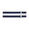 Daniel Wellington Classy Glasgow White Dial Two Tone Nylon Strap Watch For Women - DW00100082